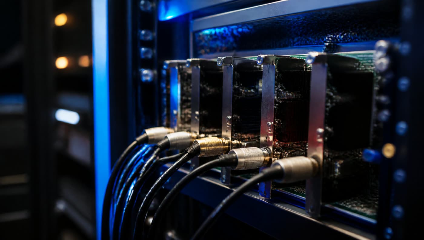 x86 workstation connected to video capture hardware
